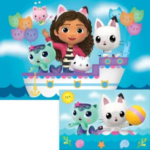 | Universal | Gabby's Dollhouse | 48 Piece 3D/2D Jigsaw Puzzle for Adults & Kids | Finished Size 12" x 18" | Challenging & Fun for Adults, Kids & Families | Immersive 3D Lenticular Effect
