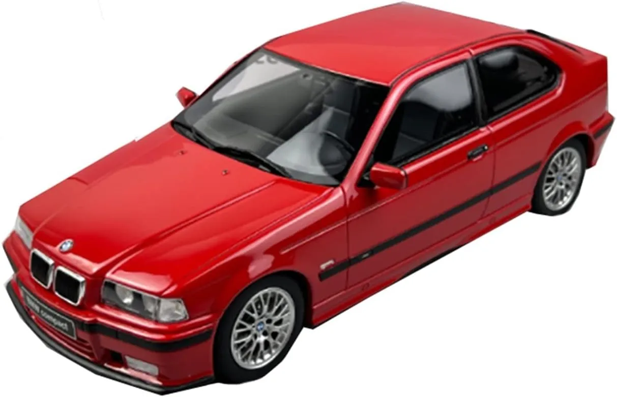 1 18 Diecast Vehicle for BMW E36 Compact 323ti Resin Simulation Car Model Collectible Ornaments Non-Remote App Controlled Toys