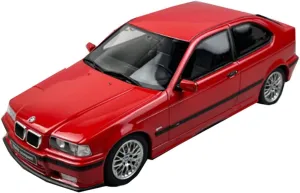 1 18 Diecast Vehicle for BMW E36 Compact 323ti Resin Simulation Car Model Collectible Ornaments Non-Remote App Controlled Toys