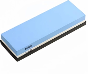 1000/6000 Grit Whetstone Knife Sharpening Stone, Bellairis Portable Knives Sharpener Waterstone with Non-Slip Rubber Base for Kitchen, Outdoor, Afilador de Cuchillos de Cocina