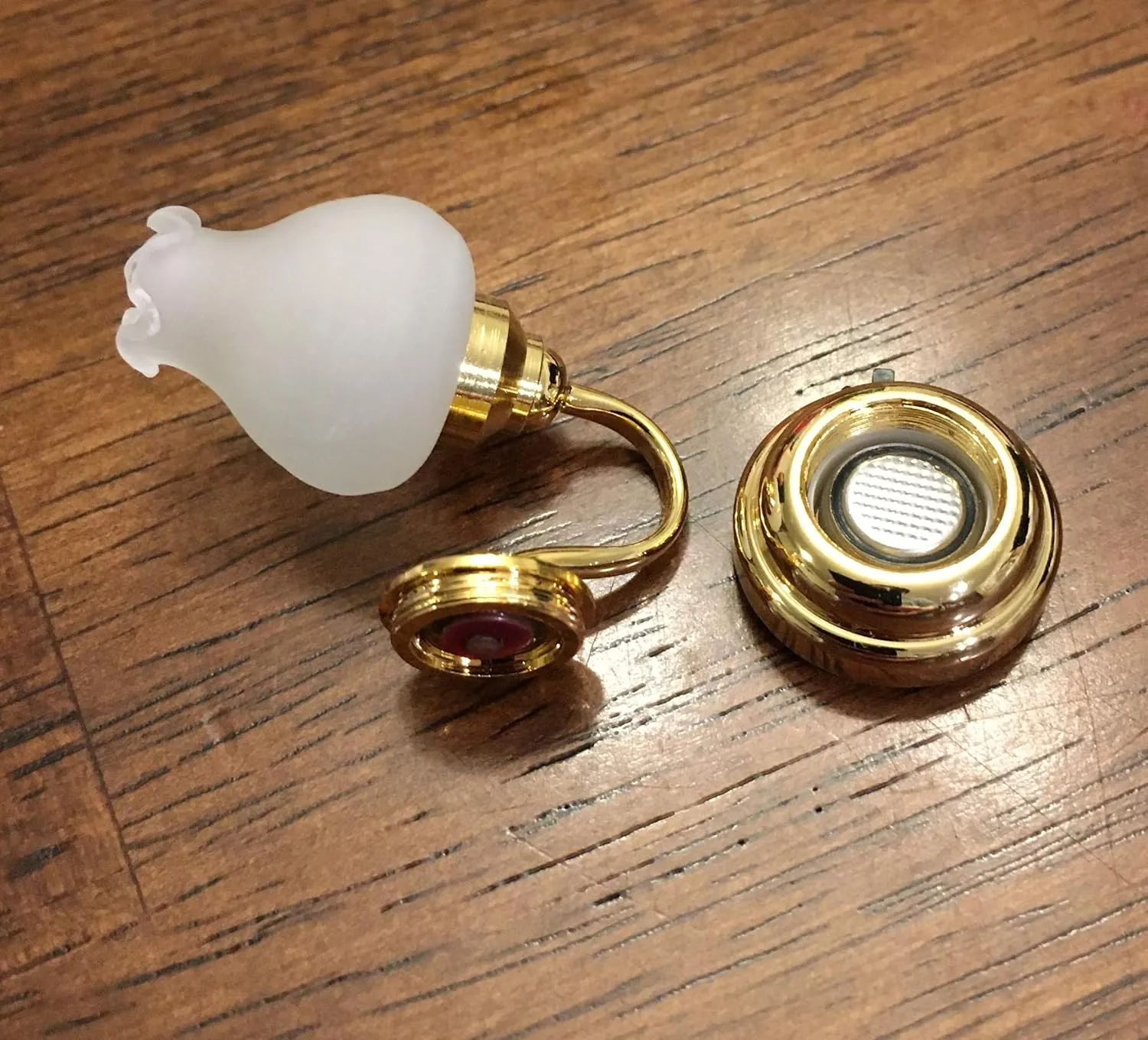1:12 Dollhouse Miniature Sconce Wall Lamp LED Light for Living Room Hallway
