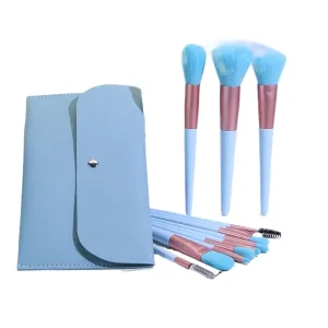 12 makeup brushes set, makeup eye shadow powder, powder blusher brush, full set of makeup setting tools