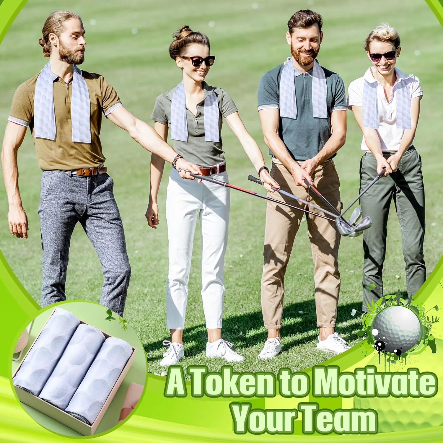12 Pcs Cooling Towel Baseball Football Basketball Breathable Chilly Softball Soccer Ice Towel, 40"x12" Tennis Microfiber Accessories for Player