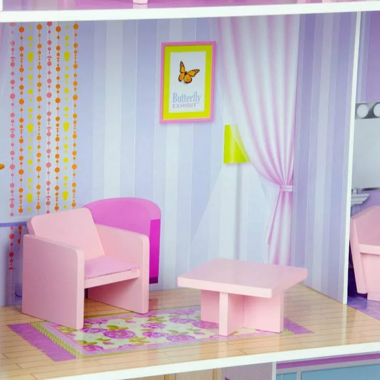 12" Pink Dreamland Tiffany Dollhouse