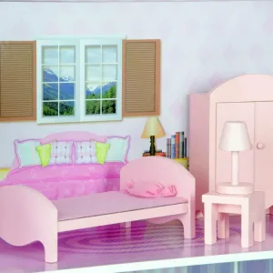 12" Pink Dreamland Tiffany Dollhouse