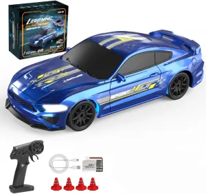 1/43 Mini RC Drift Car for Adults, RTR RWD Electric Racing Model, Indoor Drift Vehicle with Full Proportional Control, Ready-to-Run Mini RC Drift Car
