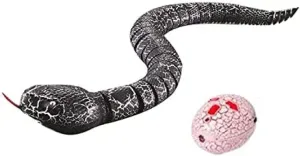 16" Realistic RC Rechargeable Remote Control Snake Toy for Birthday Party Gift Play, Halloween Remote Control Snakes Realistic Iguana Toy Snake