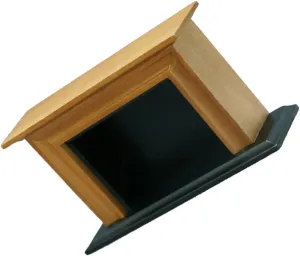 1pc Miniature Fireplace Model for Dollhouse Creative Vintage Compact and Design for Scenes and Mini Furniture Settings