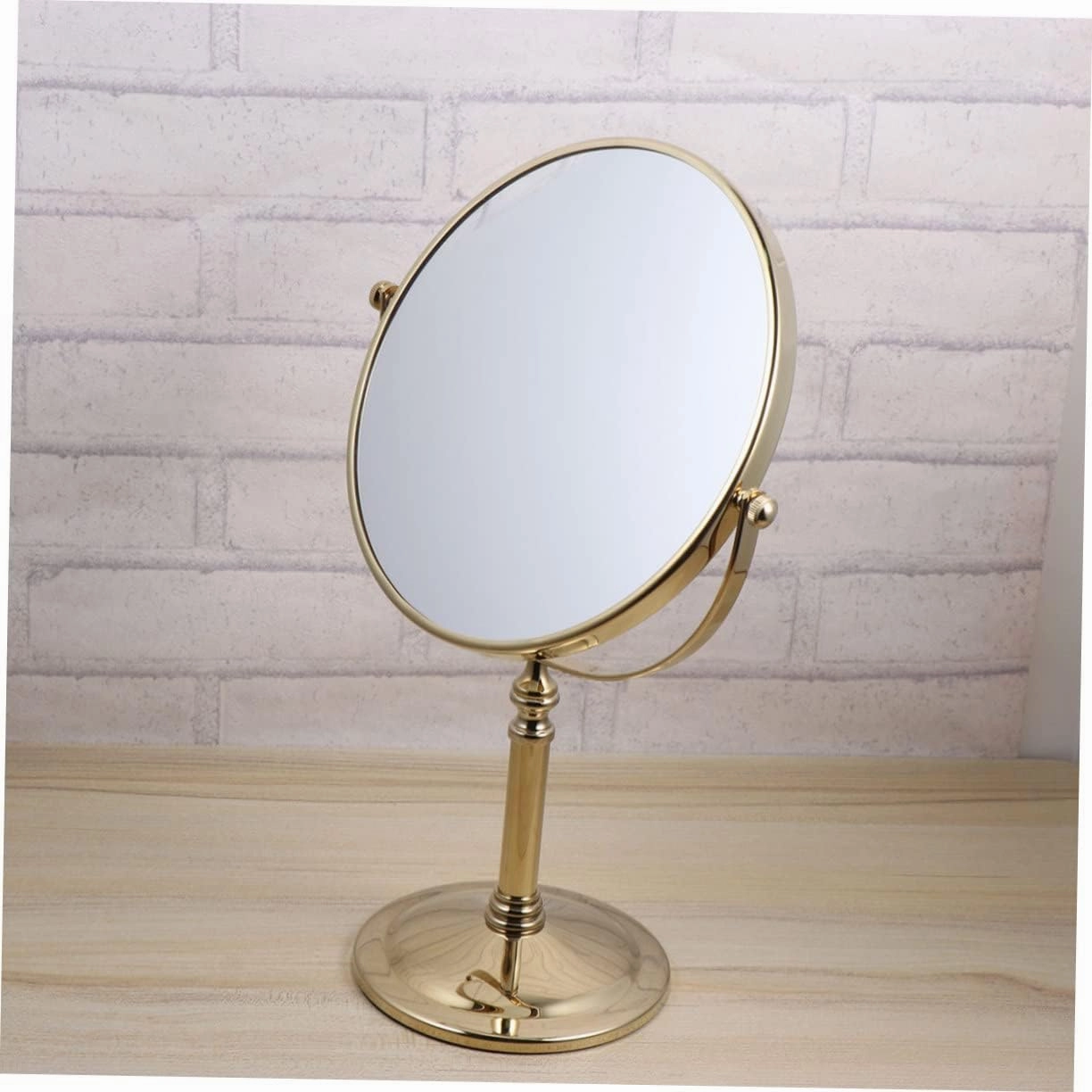 1pc Double Side Cosmetic Mirror Magnification Makeup Mirror Frame - Base for Home Use for -ups and Detail Work