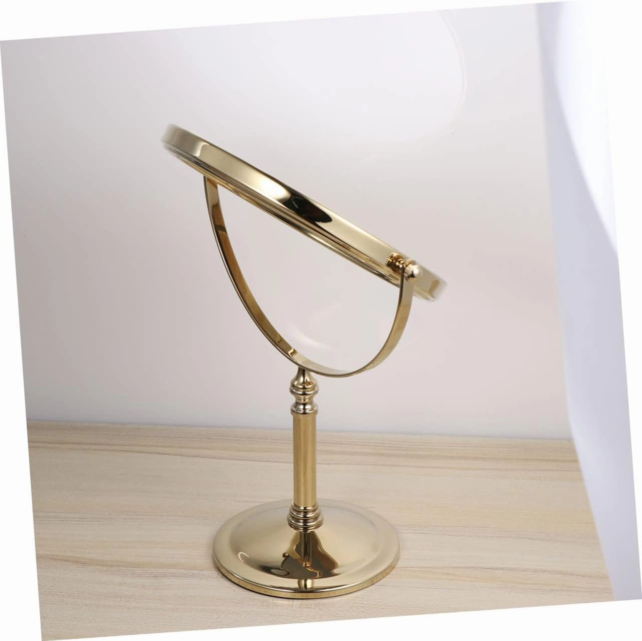 1pc Double Side Cosmetic Mirror Magnification Makeup Mirror Frame - Base for Home Use for -ups and Detail Work