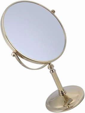 1pc Double Side Cosmetic Mirror Magnification Makeup Mirror Frame - Base for Home Use for -ups and Detail Work