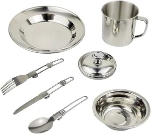 1set Portable Camping Cookware Person Cooking Equipment for Outdoor Activities Lightweight and Picnic Pot for Camping Hiking and Picnics