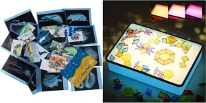 20 Pieces Animal X-Ray Set - Sand Painting Light Box - Guess Who I Am ? - Educational Science Kit for Kids: Explore The Fascinating World of Animal Skeletons