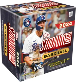 2024 Topps Stadium Club Baseball - Compact Trading Card Box (1 Autograph Per Box)