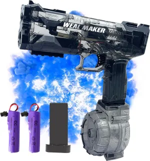2025 Upgraded Electric Water Gun – Automatic Squirt Gun with 500CC Tank, 28FT Long Range, Dual Rechargeable Batteries, Waterproof Design, Ideal for Kids & Adults Summer Pool Fun