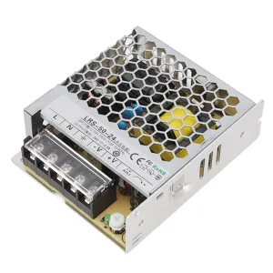 24V Power Supply Adapter Transformer Switch for LED Strip Light CCTV Camera Security System 100‑240V (LRS-50W-24V 2.2A)
