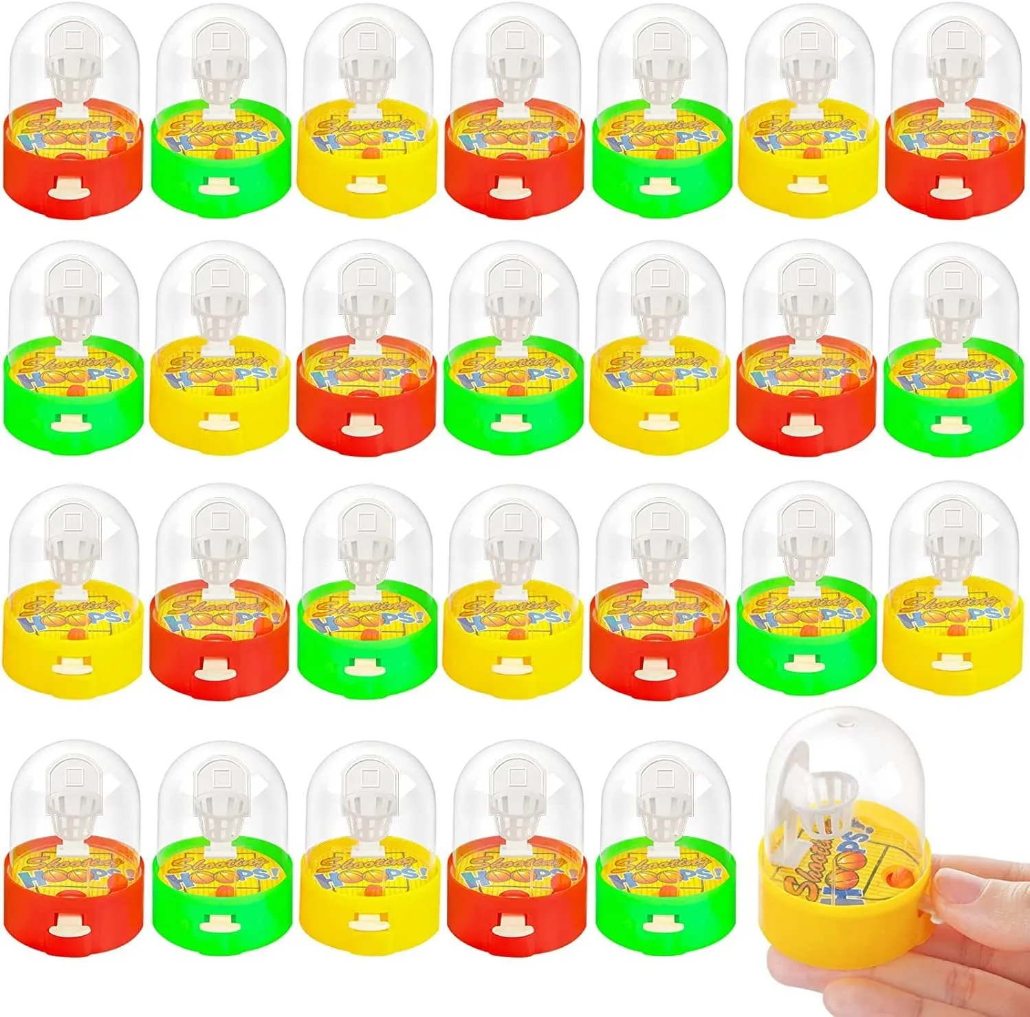 27 Pcs Mini Basketball Games Basketball Party Favors Basketball Party Decorations Handheld Basketball Game Basketball Party Games Simple Basketball Finger Board Game for Birthday Party