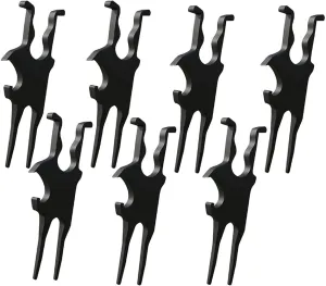 3-in-1 Golf Holder Divot Repair Tool, Magnetic Holder for Golf Cart Clip, Divot Tool, Portable Multi-Tool Ball Marker, Beer Opener, Compact Golfs Accessory for Golfers