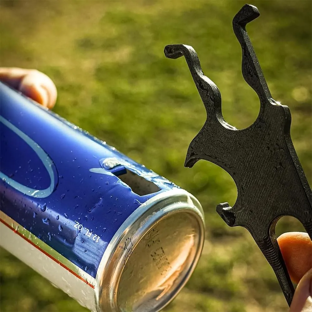 3-in-1 Golf Holder Divot Repair Tool, Magnetic Holder for Golf Cart Clip, Divot Tool, Portable Multi-Tool Ball Marker, Beer Opener, Compact Golfs Accessory for Golfers