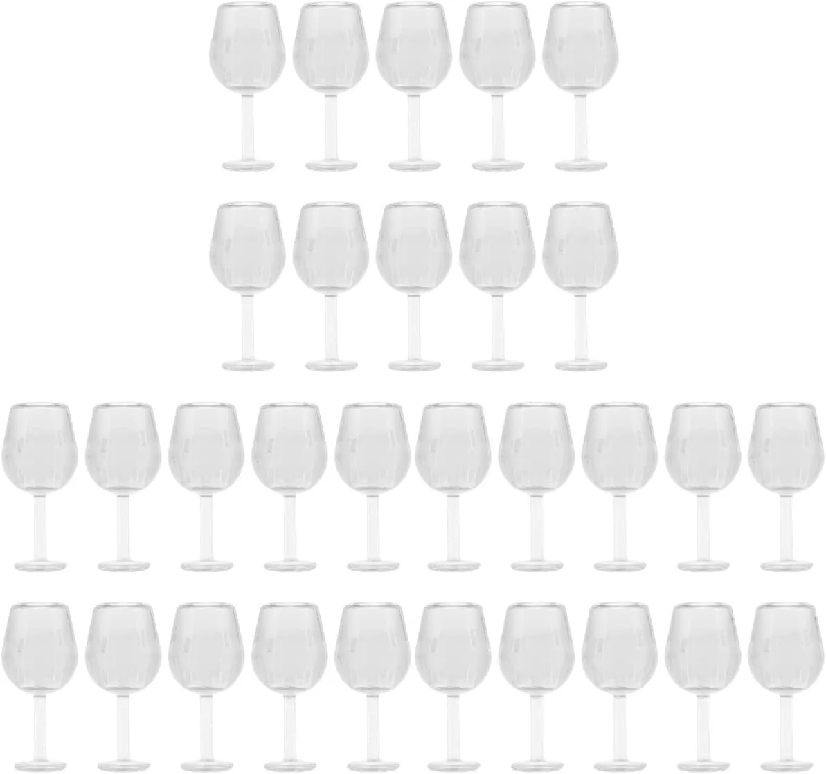 30pcs Miniature Dollhouse Wine Bottles Goblet Cups Cocktails Glasses Mini Red Wine Drink Bottles Cake Decors Micro Landscape Ornament for DIY Baby Kids