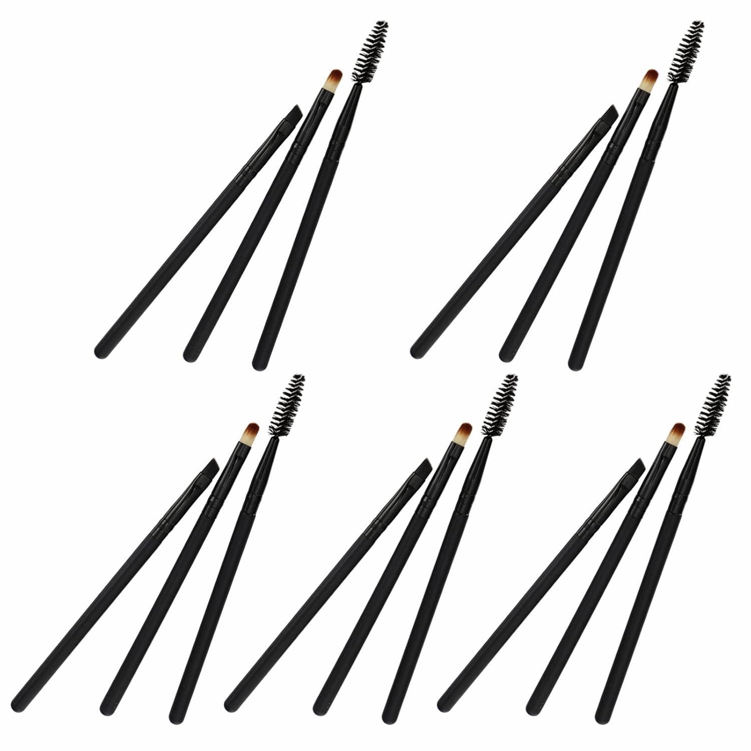 30pcs Cosmetic Tools Practical Makeup Brushes for Eyebrows Lips and Eyelashes for Female Makeup Comfortable for Easy Application