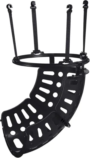 360° Rotatable Basketball Returner System, Portable Automatic Ball Returner with Nylon Rope for Indoor Outdoor Basketball Training