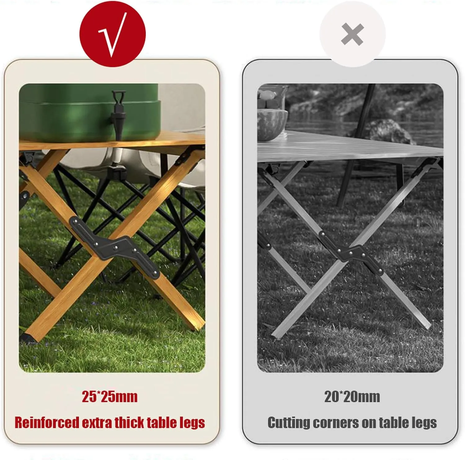 4 Pcs Camping Chair Set with 1pc Picnic Table, Portable Folding Table and Seats Ultralight Aluminum Family Table Chair Set with Carrying Storage Bag