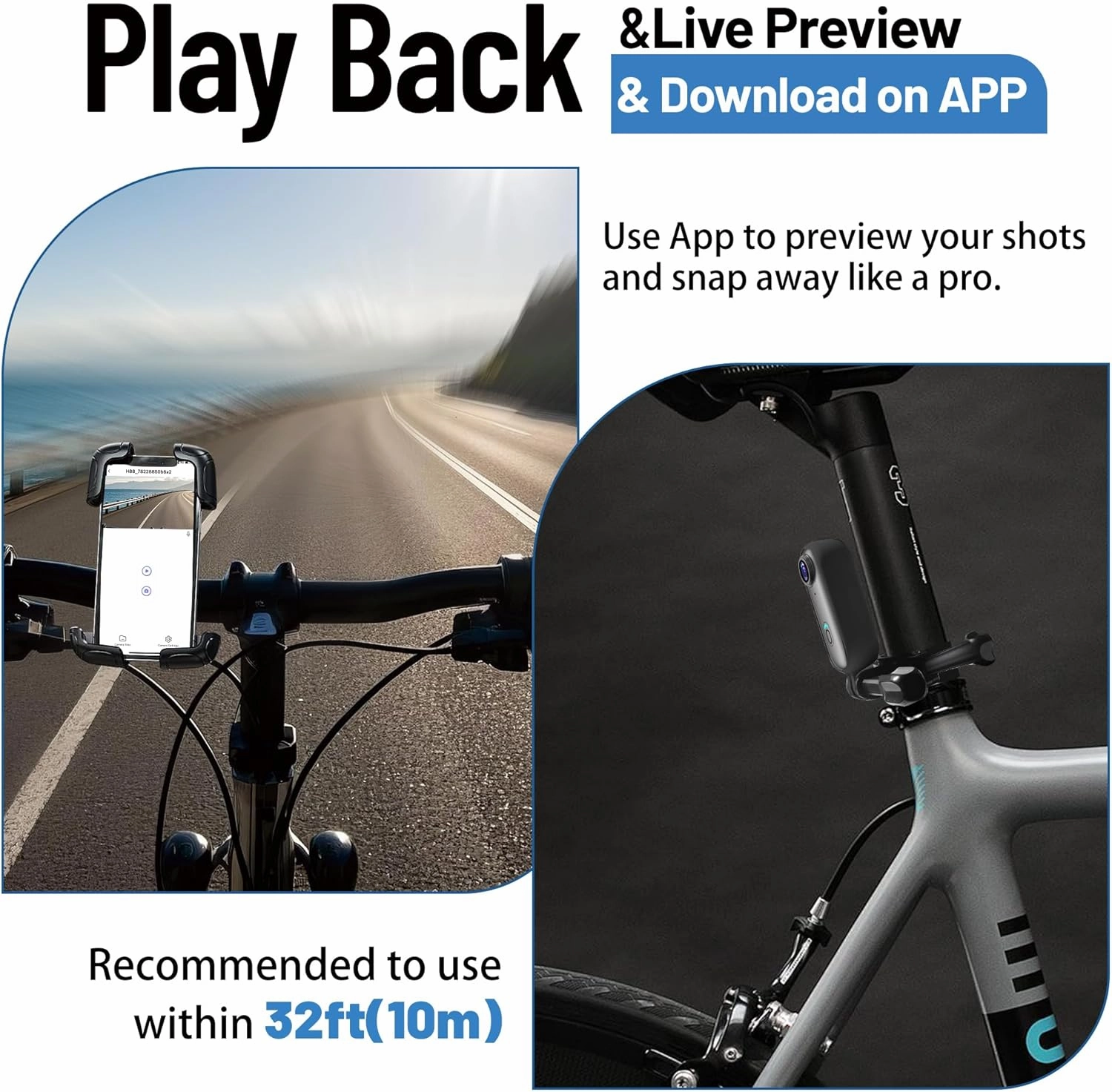 4K Mini Action Camera 128GB Thumb POV Portable Body Cam Wearable Video Recorder with IPX7 Waterproof Underwater Camcorder, Helmet Mount, Magnetic Sport DV for Bike Cycling, Pet, Vlogging(Black)