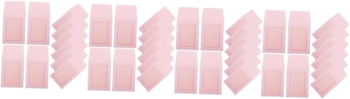 4sets Card Covers Display Cards Sleeves Simple Style Cardholders Paper 20pcs*4