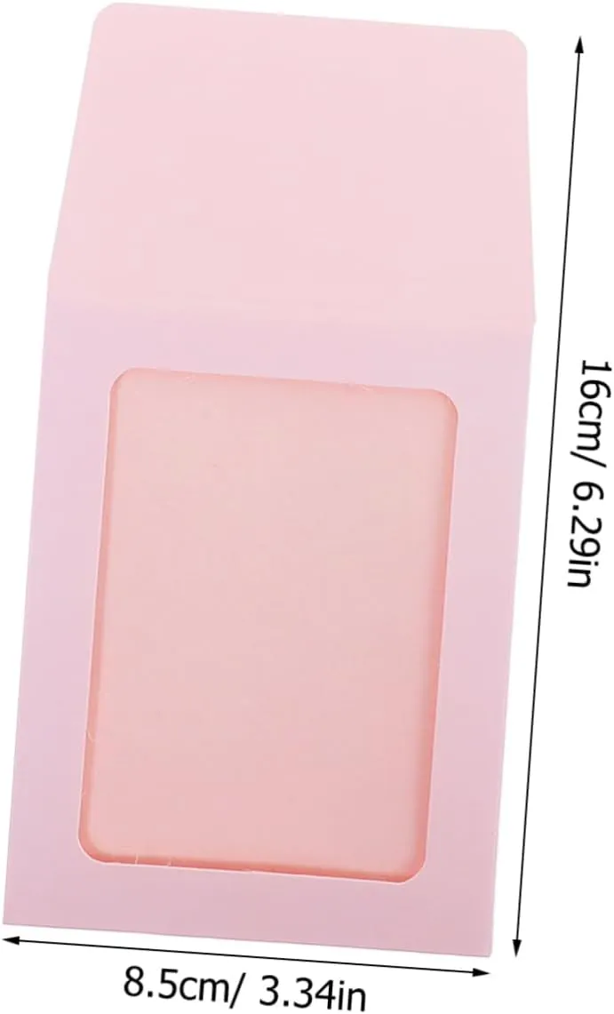 4sets Card Covers Display Cards Sleeves Simple Style Cardholders Paper 20pcs*4