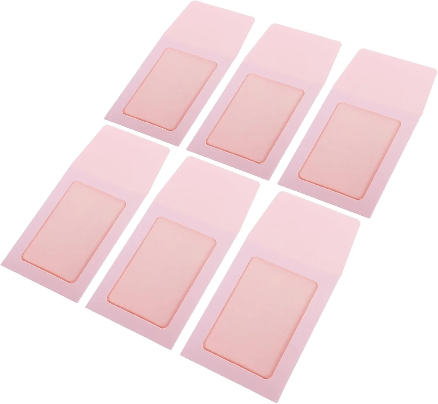 4sets Card Covers Display Cards Sleeves Simple Style Cardholders Paper 20pcs*4