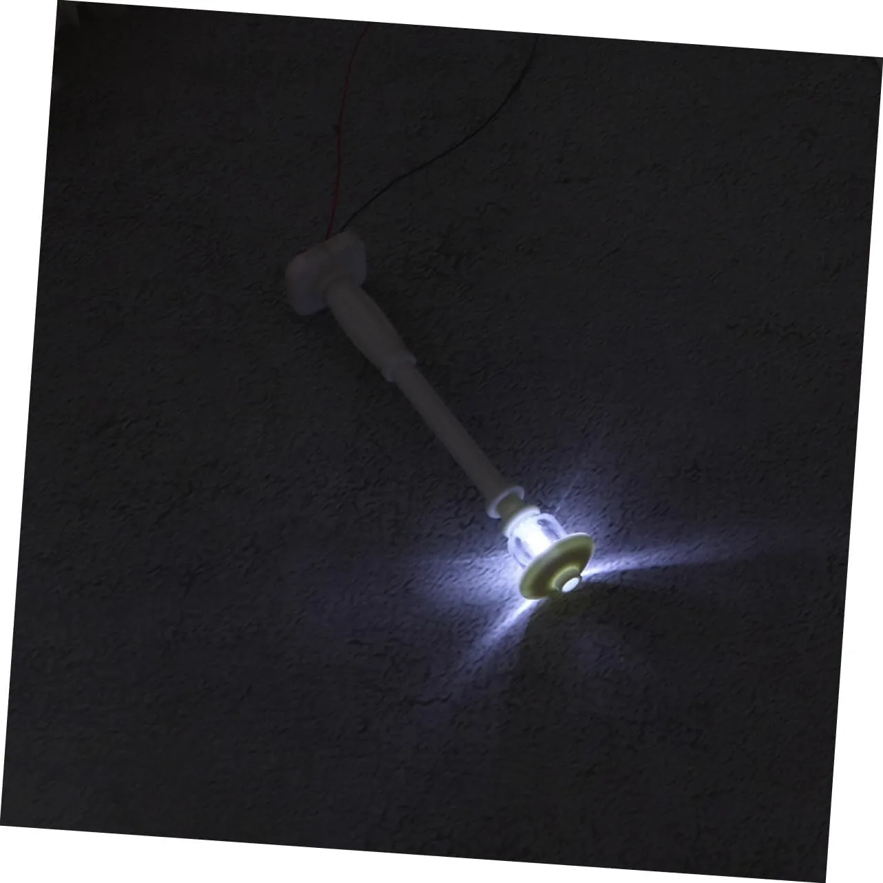 6pcs Mini Street Lights Toy Glow Component for Landscape Decoration Led Street View Lamp Post White for Enhancing Model Scenes and Environments
