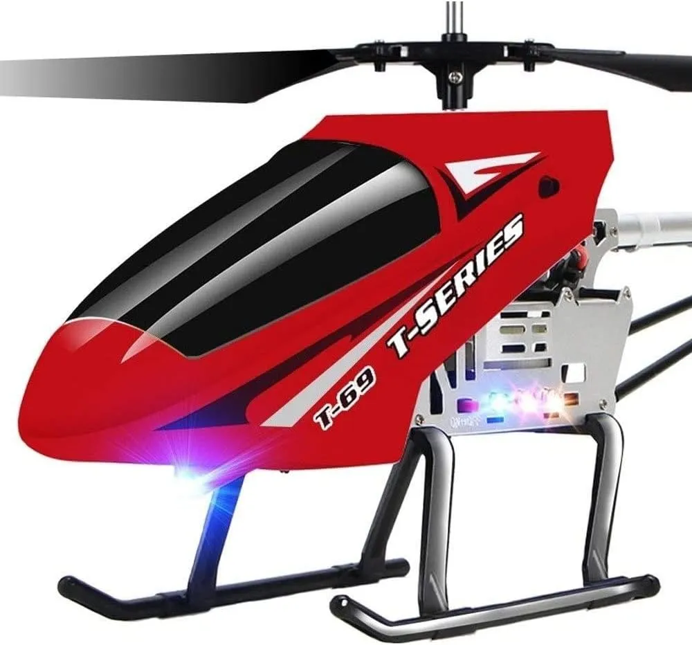 80CM RC Helicopters Airplane, 2.4GHz Remote Control Helicopter with Gyro and LED Light, 3.5CH Remote Control Aircraft Toy Birthday for Boys Girls…