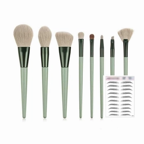 8 Pcs Makeup Brushes Set Eye Shadow Eyelash Eyeliner Eyebrow Brush Beauty Make Up Tools(E)