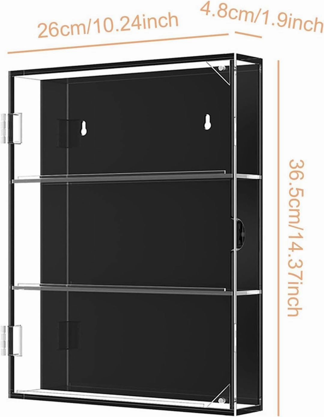 Acrylic Case for Trading Cards, Wall-Mounted Storage for Collectible Cards