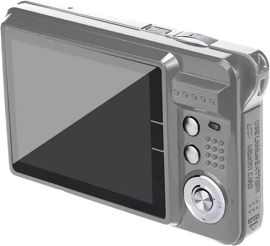 Acuvar 18MP Megapixel Digital Camera with 2.7" LCD Screen, Rechargeable Battery, HD Photo and Video for Indoor, Outdoor Photography for Adults, Kids (Silver)