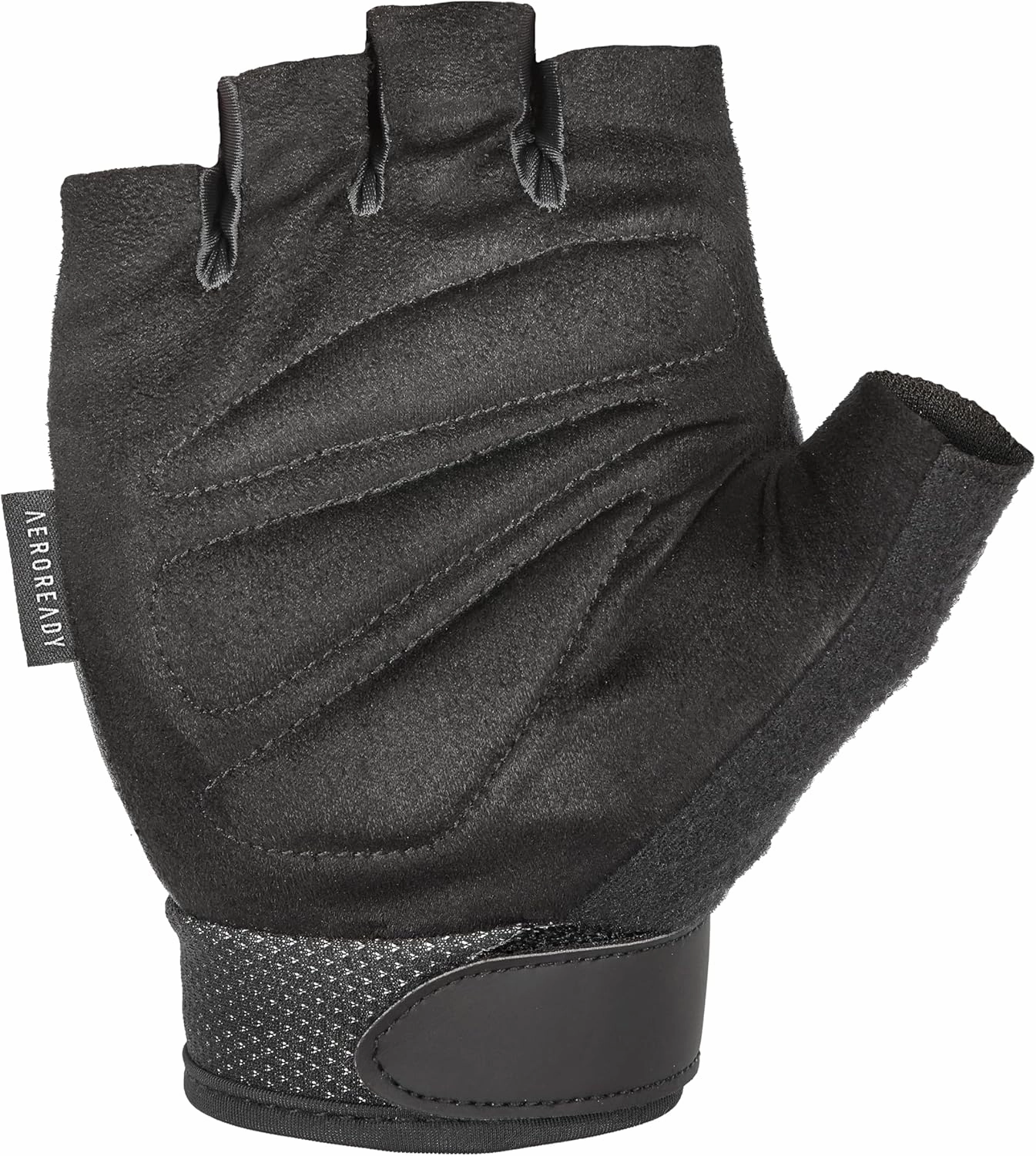 adidas Essential Weightlifting Gloves, Adjustable Fingerless Workout Gloves