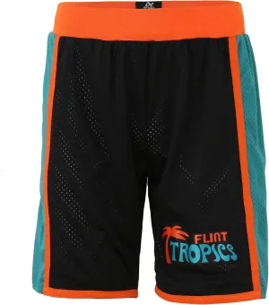 AFLGO Flint Tropics Semi-Pro Basketball Shorts (Small, Black)