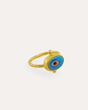 Alara Blue Evil Eye Ring