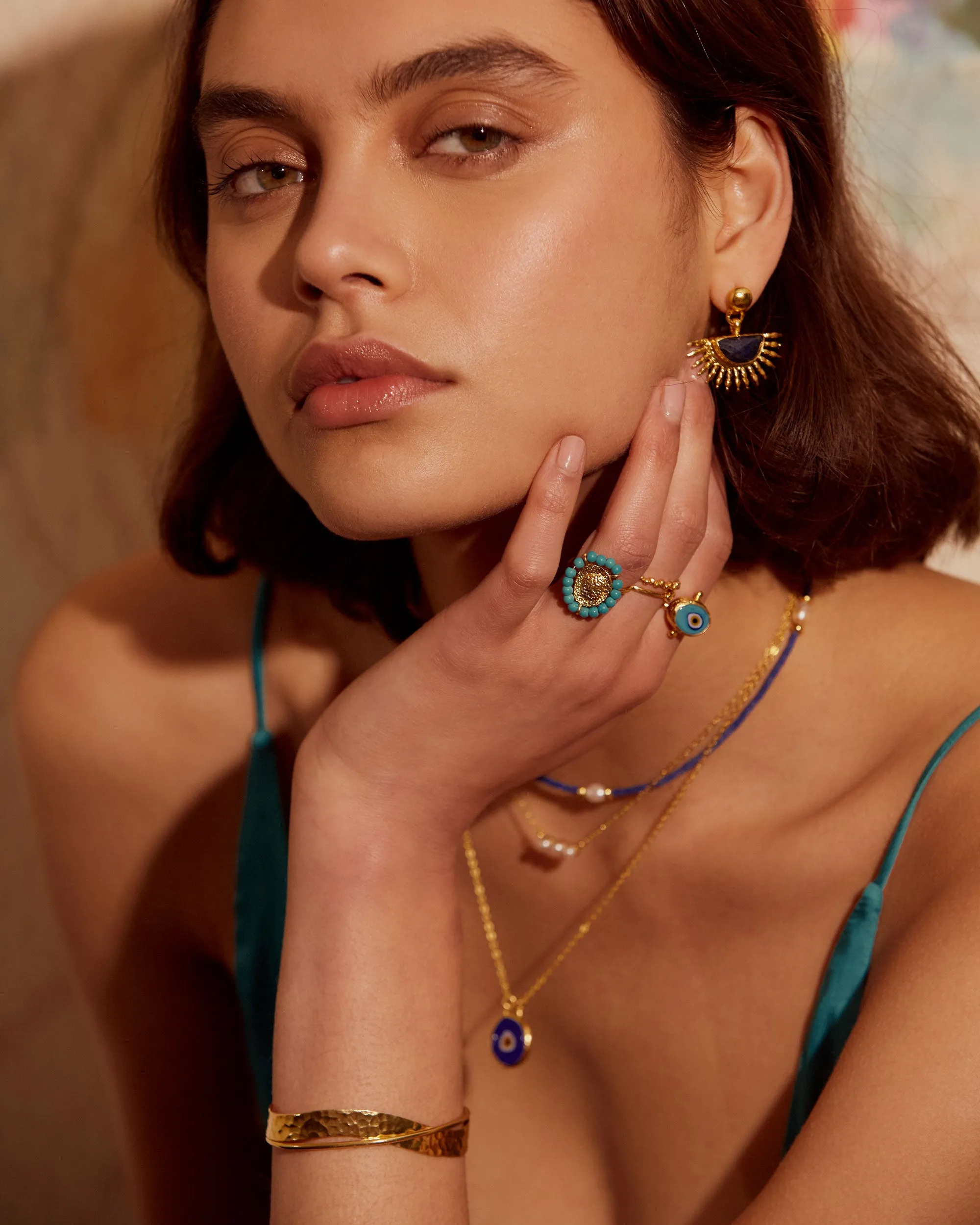 Alara Blue Evil Eye Ring