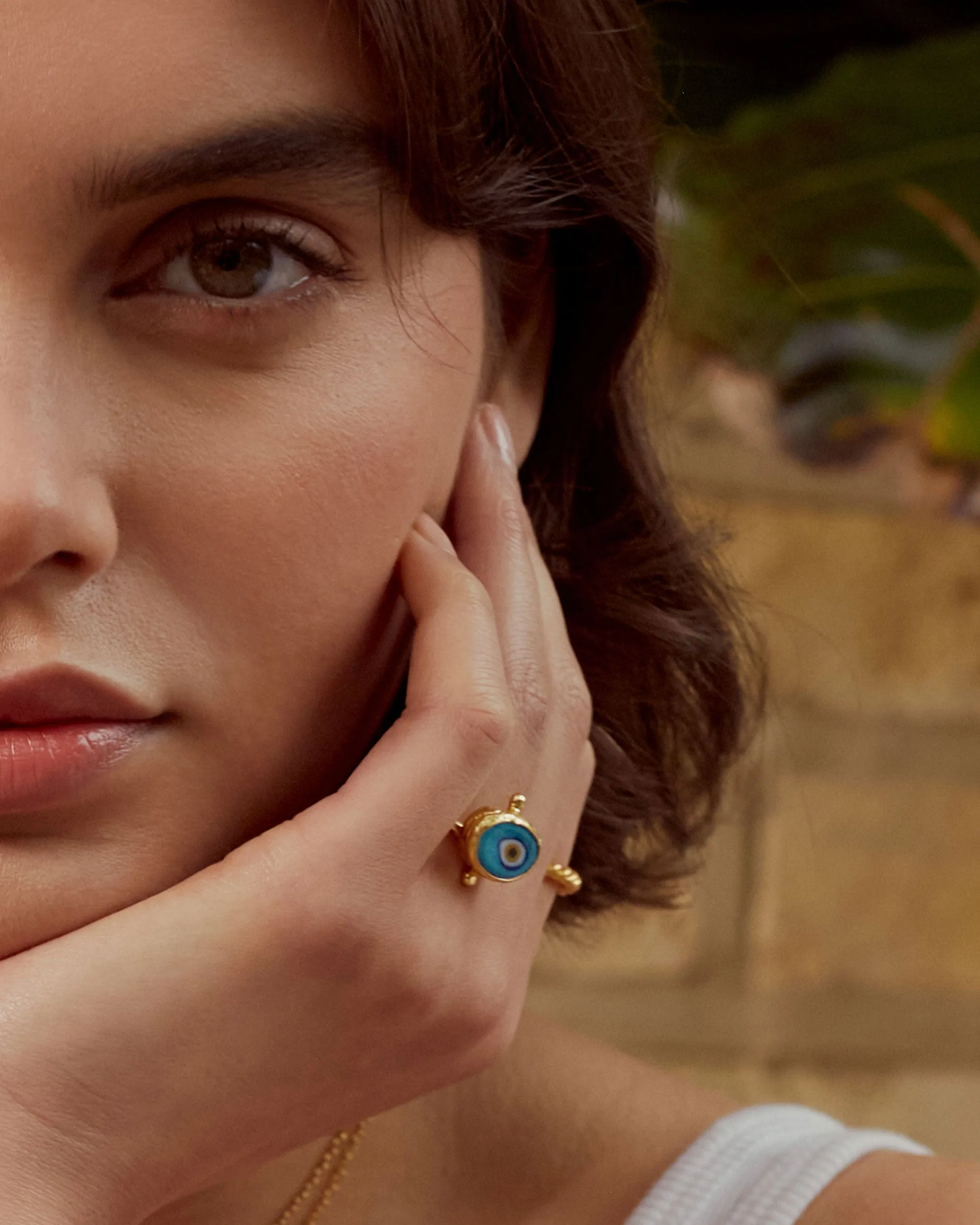 Alara Blue Evil Eye Ring