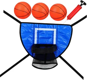 Alasum 1Set Trampoline Basketball Hoop for Includes Basketball Frame Balls Pump Material for Indoor Fun Compact Design for Trampoline Games