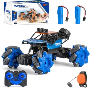 All-Terrain Remote Control Car – RC Off-Road Vehicle Car with Gesture Hand Control 360° Rotating Wrist Racing Truck Crawler – Omni-Directional 4WD Rock-Climbing Toy High Speed Monster Car
