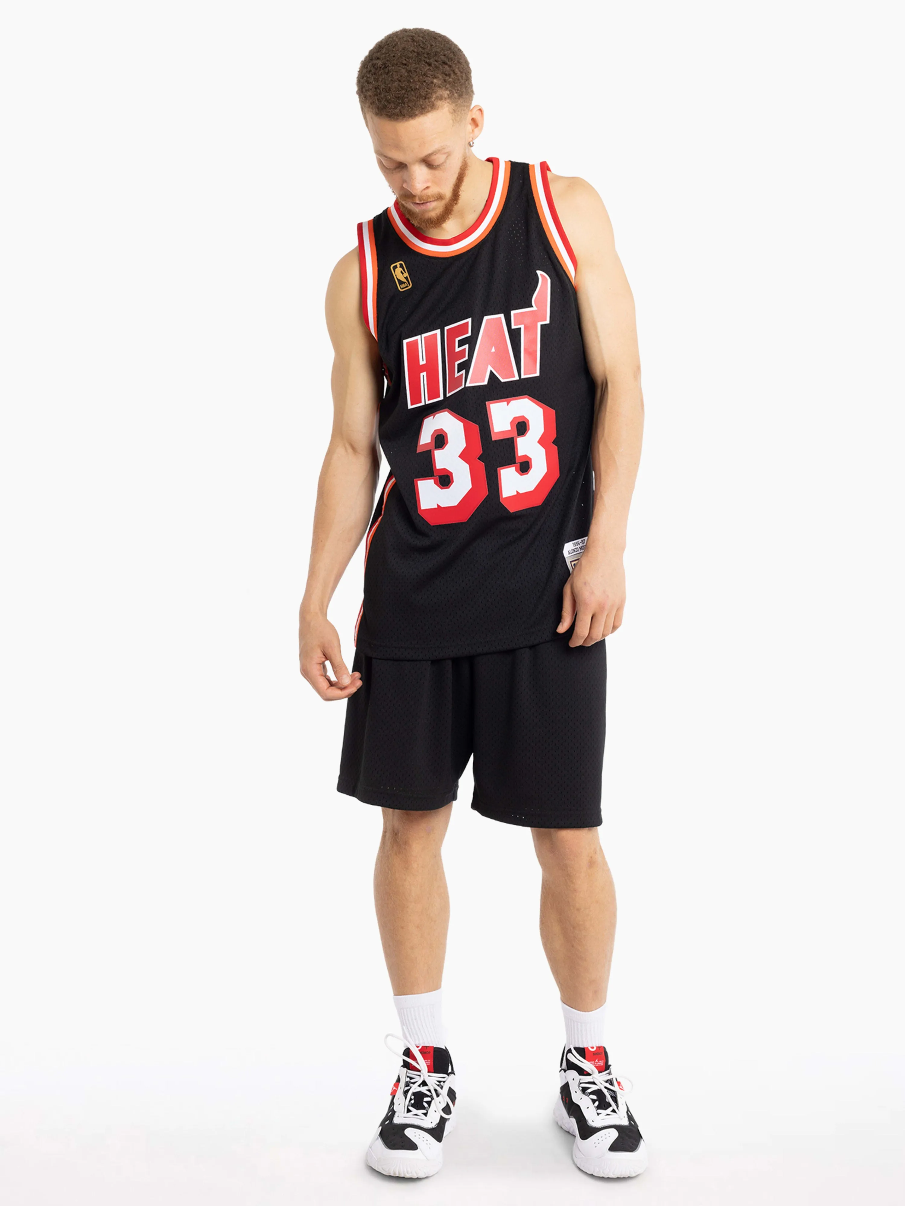 Alonzo Mourning 1996-97 Miami Heat Road Swingman Jersey
