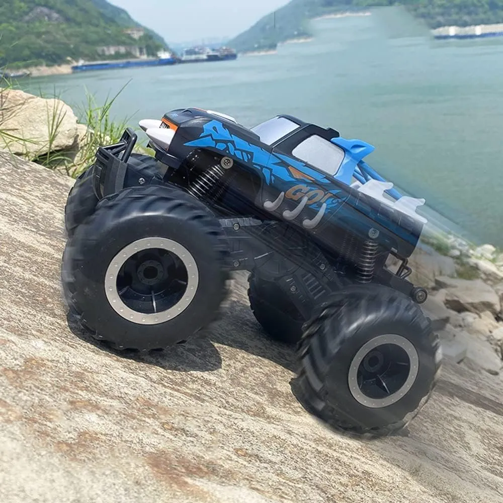 Amphibious Remote Control Stunt Car for Kids,Pool Toys 2.4 GHz RC Boat 4WD Monster Truck Waterproof RC Cars Beach Toys Boys Birthday Gifts