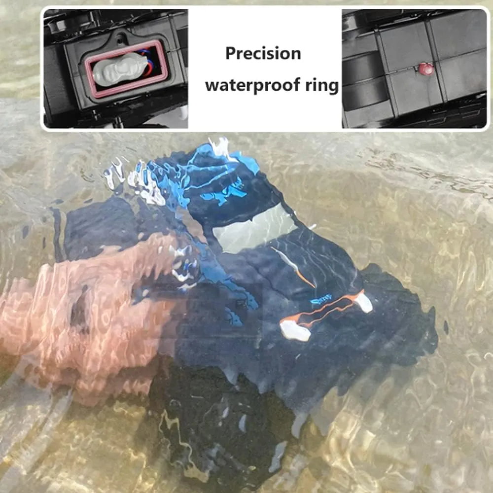 Amphibious Remote Control Stunt Car for Kids,Pool Toys 2.4 GHz RC Boat 4WD Monster Truck Waterproof RC Cars Beach Toys Boys Birthday Gifts