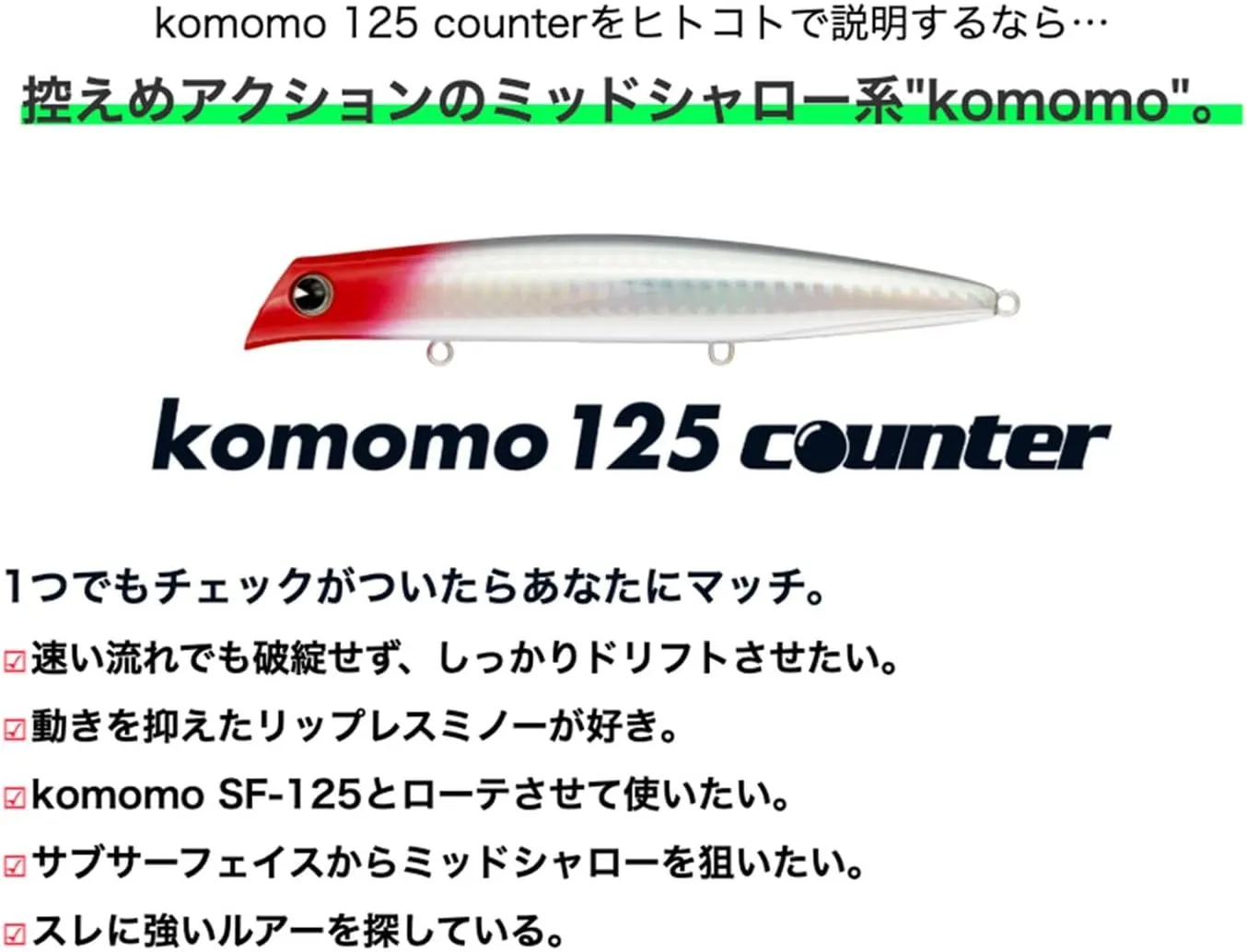 AMS Design (Ima) Komomo 125 Counter
