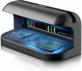 Aneken AL-17 Counterfeit Bill Detector with UV LED Light, Advanced UV Counterfeit Money Detector with Card & ID Detection, Suitable for All Currencies in The World