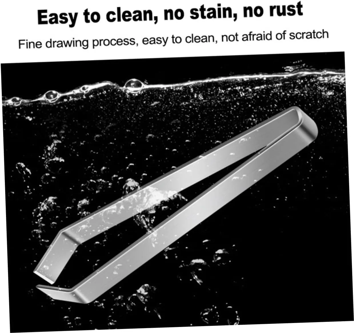 Angoily 18pcs Stainless Steel Fish Bone Tweezers Manual Removal Tool for Fish Bones Kitchen Hair Remover Dishwasher Safe Includes Flat Slanted Tweezers Silver