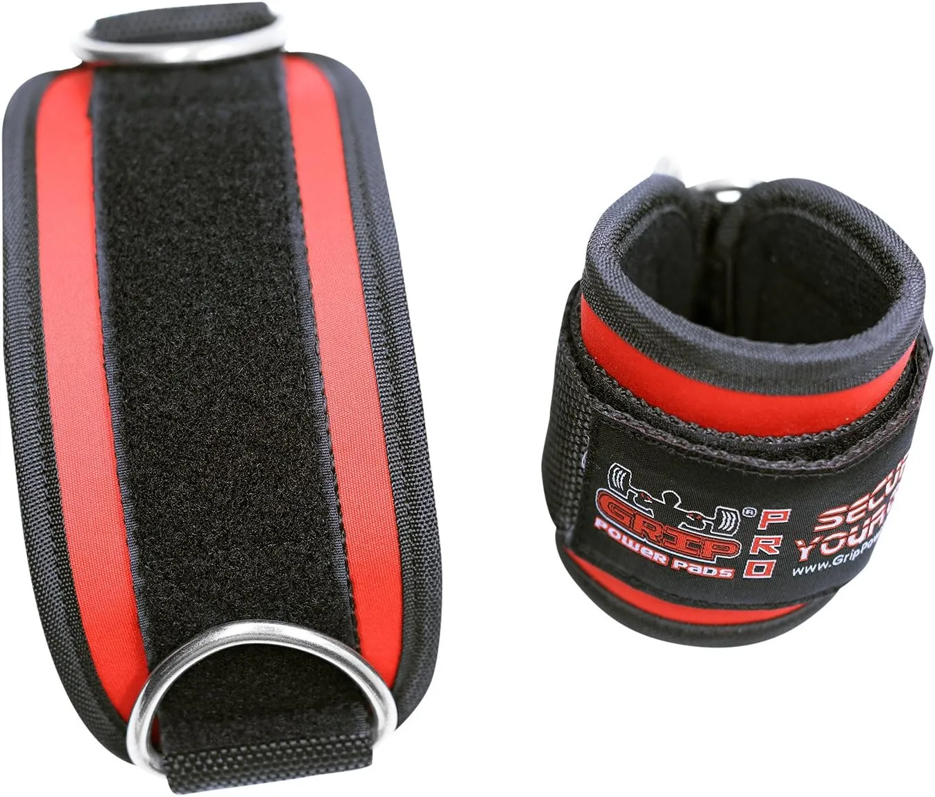 Ankle Straps for Cable Machines Double D-Ring Gym Adjustable Neoprene Premium Cuffs to Enhance Legs Abs & Glutes Kickbacks Workouts Leg Curls Extensions Booty Hip Abductors Exercise for Men & Women
